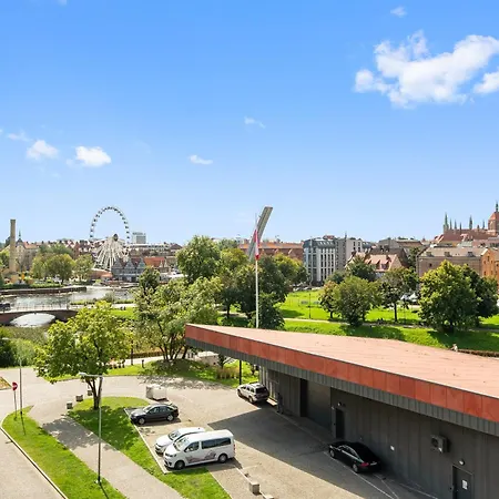 Blue Mandarin Riverside Premium Ii Sauna & Gym Apartmán Gdaňsk